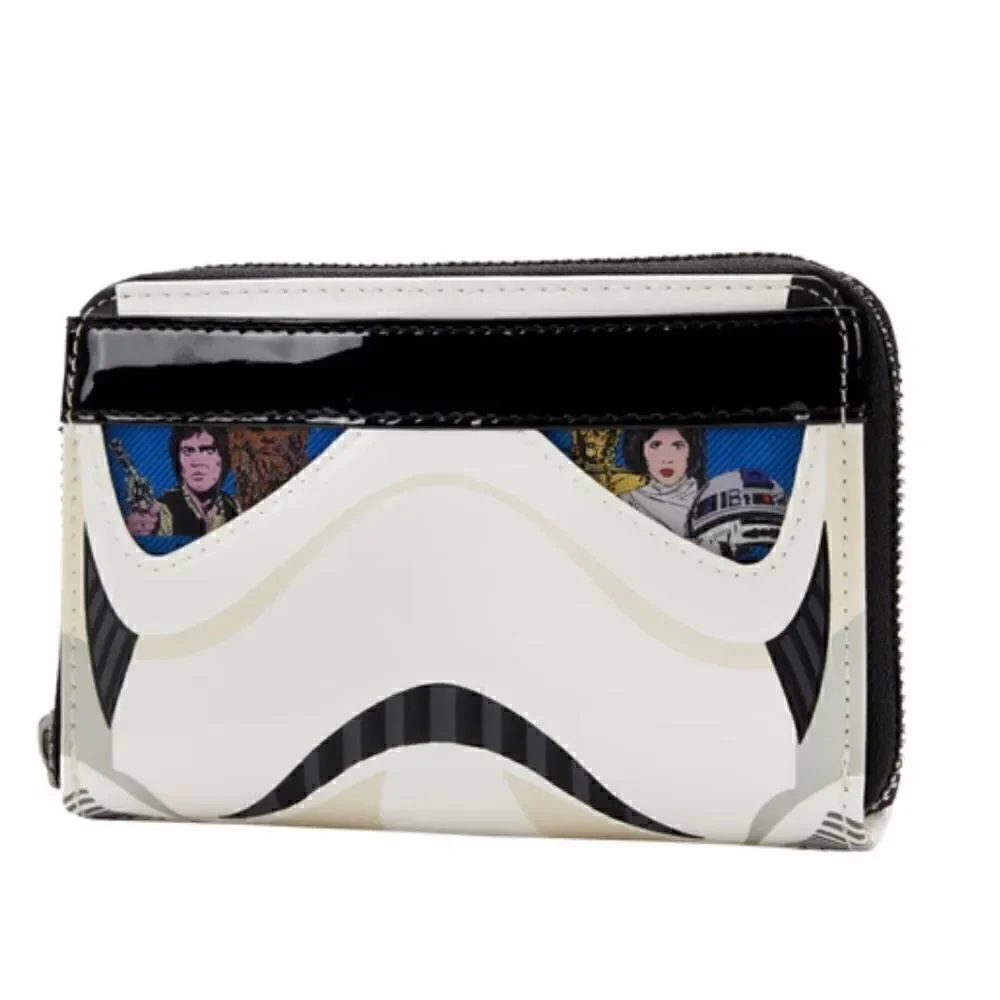 Stormtrooper Lenticular Cosplay LOUNGEFLY Backpack & Wallet Set NWT STAR WARS